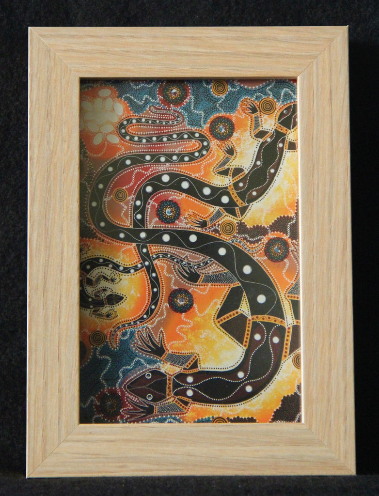 Print - Jurutu Kutu - Goanna Egg
