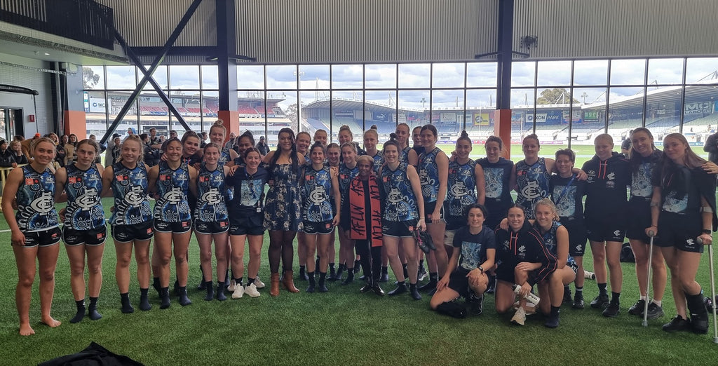 Brooke Designs Carlton AFL Clubs Indigenous Round Guernsey