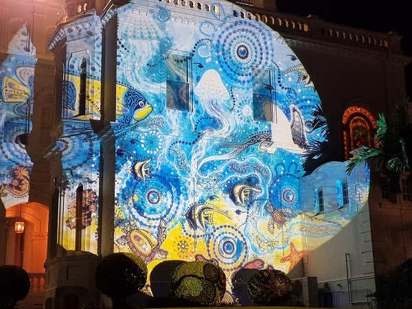 Chern'ee Lights up Government House for NAIDOC Week