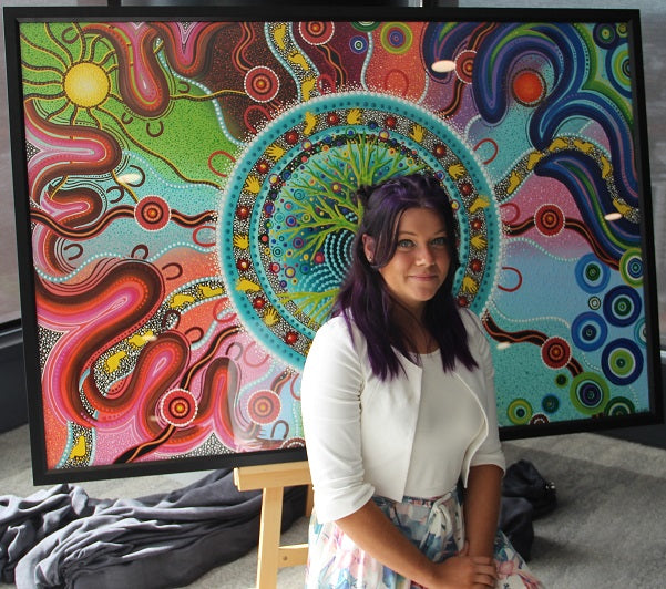 Brookes artwork Commissioned for Queensland Registry of Births, Deaths and Marriages.