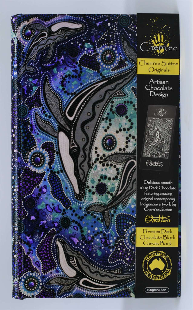 Big Fin Canvas Chocolate Book