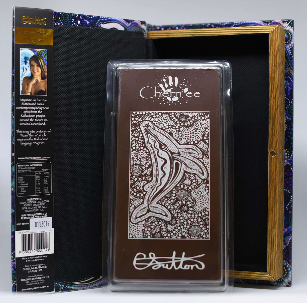 Big Fin Canvas Chocolate Book