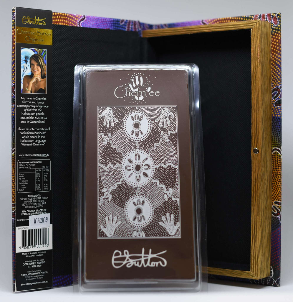 Womens Business Canvas Chocolate Book