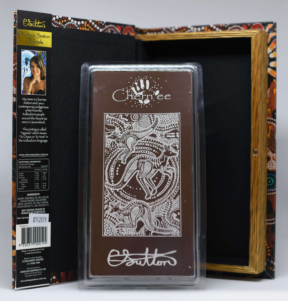 To Hunt Canvas Chocolate Book