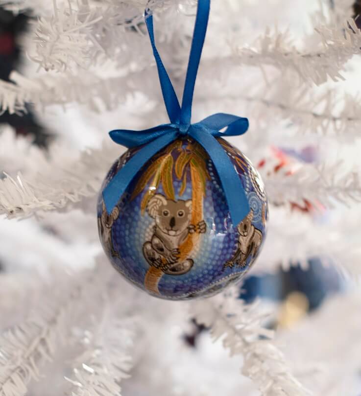 Set of 8 Christmas Tree Adornments A
