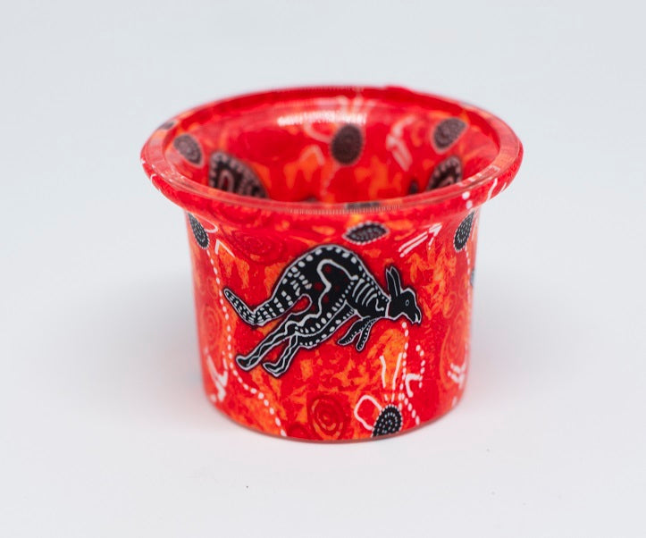 Small Red Kangaroo Tealight Holder
