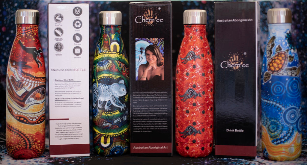 Aboriginal Art Drink Bottles