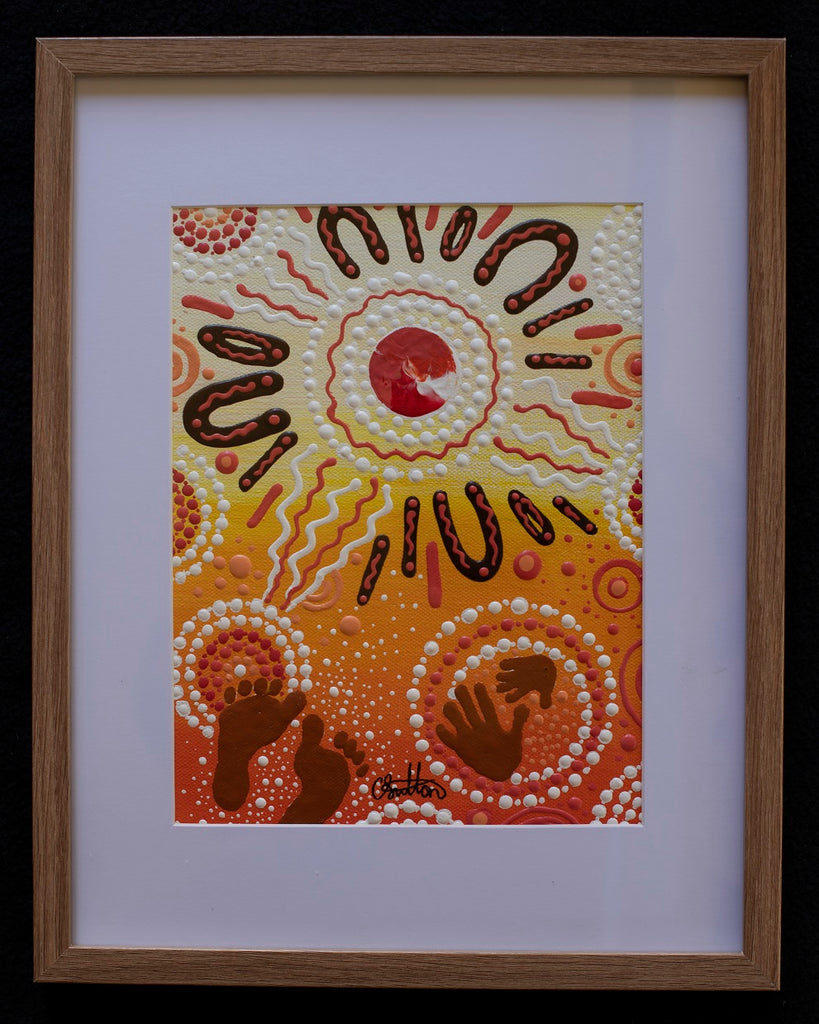 Malthaaya - Family Framed Canvas Painting