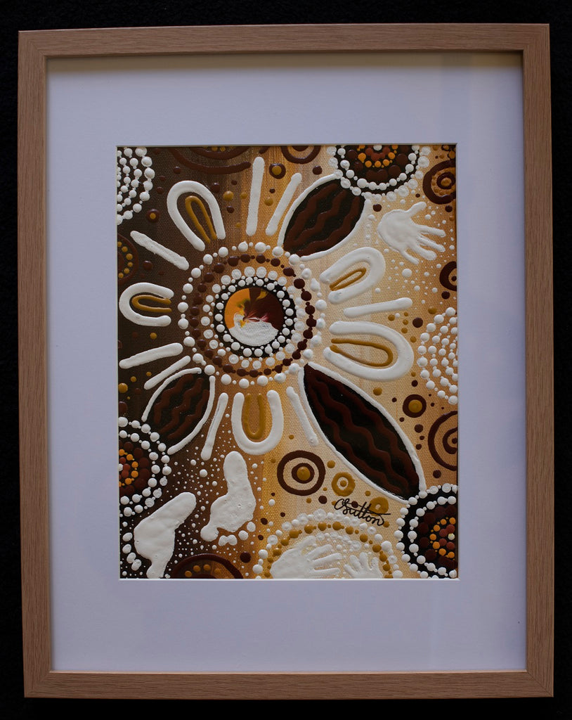 Malthaaya - Family Framed Canvas Painting