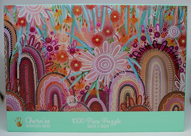 Bush Medicine - Munangu Mirrithin - Aboriginal Jigsaw Puzzle