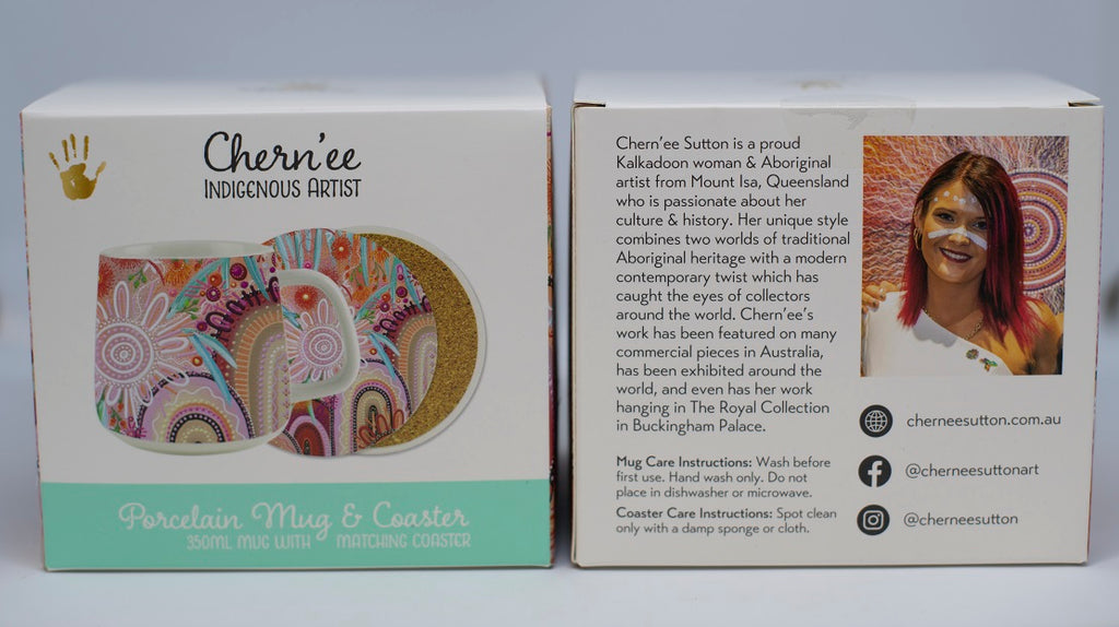 Bush Medicine Porcelain Mug & Coaster Set