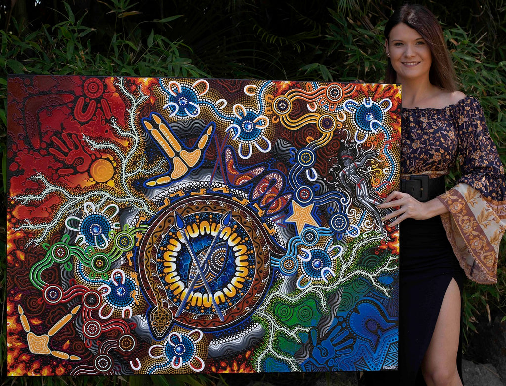 Chern'ee designs the NRL's 2021 Indigenous All Stars Jersey