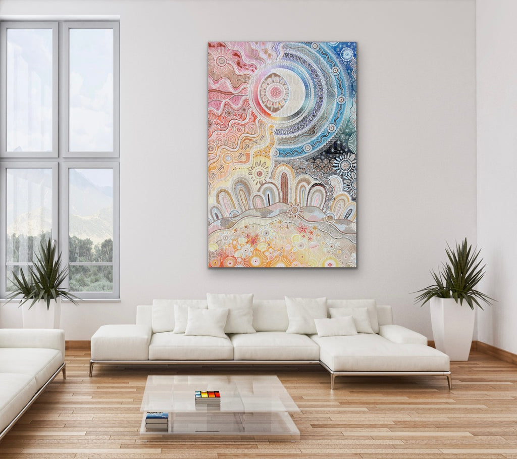 Sun and Moon Dreaming - Pintjamu Tuntal Ritjinguthinha