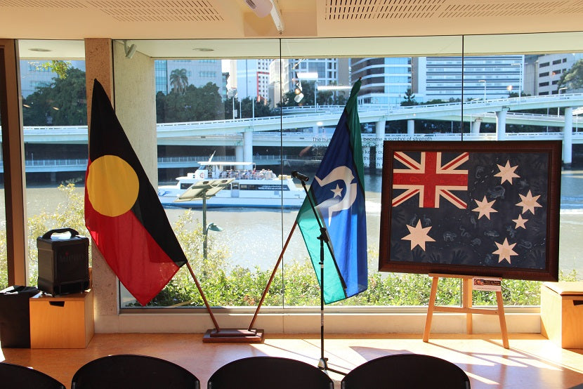 Aboriginal Reconciliation Art Exhibited at the Queensland State Library