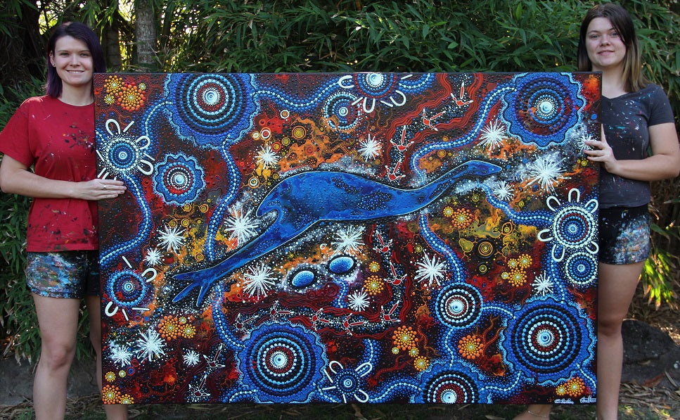 Chern'ee and Brooke are Commissioned by The Mount Isa Courthouse
