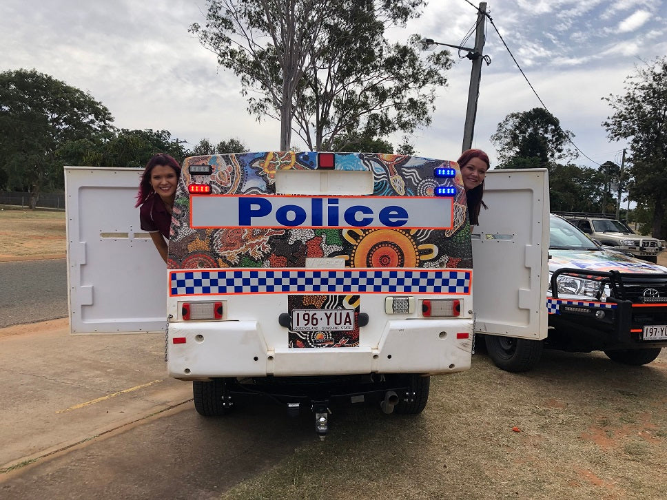 Chern'ee & Brooke working with community